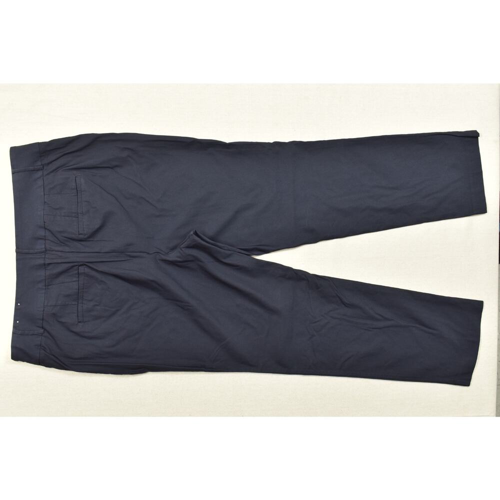 Lane Bryant Women's Size 22R Navy Blue Straight Leg Trouser Pants Rayon Blend S - Picture 3 of 8